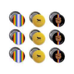 Pridebadge: Progress Pride Button Badge