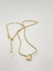 L + L Necklace - 14K Yellow gold vermeil