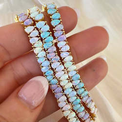 La Kaiser: Dancing Opal Dreams Tennis Bracelet