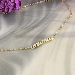 La Kaiser: 10kt Gold Love for Mama Bracelet