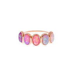 La Kaiser: Rose Gold Opal Ombre Candy Band