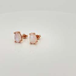 Theia Earrings 14K Rose gold vermeil