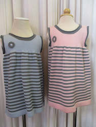 Cute Clothing: Piper Merino Pinafore - Stripes