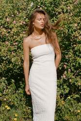 Midi Maxi Dresses: Petra Dress Ivory (XS)