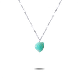 Lucia | Sterling Silver Amazonite Necklace