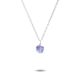 Lucia | Sterling Silver Raw Amethyst Necklace