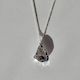 Dalmation Silver Geode Necklace