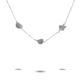 Lola | Silver Rose Quartz Choker Necklace