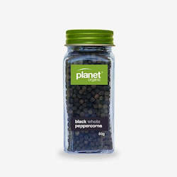 Health food wholesaling: Peppercorns Black Whole Organic Spices
