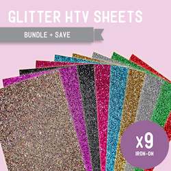 Colour Multi Packs: Glitter HTV Iron On Bundle