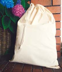 Accessories: Cotton Drawstring Bag