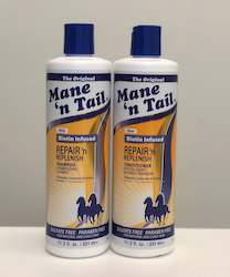 Internet only: Mane n Tail Repair and Replenish Shampoo and Conditioner 355ml Combo