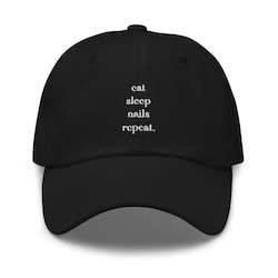 MANIcure Dad Hat - Eat, Sleep, Nails, Repeat (Discreet Logo)