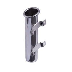 Rod Holders: Stainless Steel Side mount rod holder - Angled
