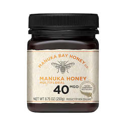 Honey manufacturing - blended: MGO 40+ Multifloral MÄnuka Honey 250g