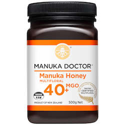 Manuka Honey: MGO 40+ Multifloral Manuka Honey 500g