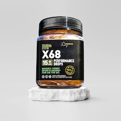 X68 Performance Drops - Soothing UMFâ¢ 15+ MÄnuka Honey Drops