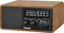 Sangean WR-11BT+ AM/FM/BT wooden cabinet radio, with Bluetooth