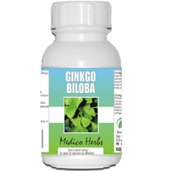 Ginkgo Biloba - Help reduce Memory Loss - 100% Natural  - Tablets 60x350mg x 2 bottles