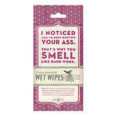 Gift: Crazy Beautiful Wet Wipes - Busting Your Ass