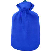 Gift: Hot Water Bottle 2L & Cover - Blue