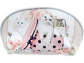 Cosmetic Purse - Cats In Hat Box