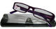 Reading Glasses Coloured In Case Purple+2.50