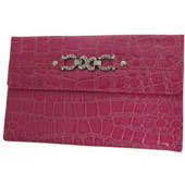 Gift: Ladies Wallet Large - Pink Croc