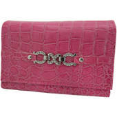 Gift: Ladies Wallet Small - Pink Croc