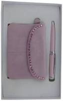 Stationery Set - Pink Pen, Pink Purse