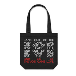 Wholesale trade: ...And Out Of The Void Came Love // Tote & Digital Download