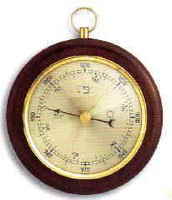 Classical Walnut Mounted Barometer