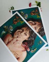 Art Prints: Hellebore Lady - Limited Edition Fine Art Print