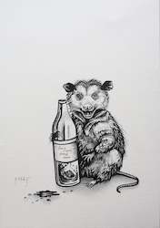 Crude Creatures: Booze Hag Betty - Original Artwork