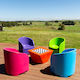Modscene Outdoor Chair. 17 Colour Options.