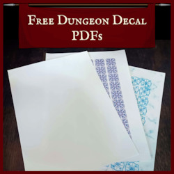Toy: Free Dungeon Decal PDFs