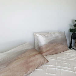 Linen - household: 2 Watercolours by Monday Silks Standard Pillowcase