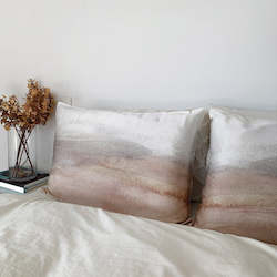 Linen - household: Watercolours by Monday Silks Standard Pillowcase