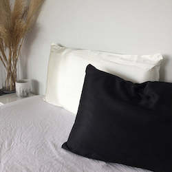 Linen - household: King Silk Pillowcase - Off White