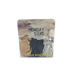 Midi Silk Scrunchies - Galaxy 3 Pack