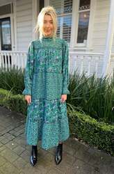 Zoe Kratzmann Emerald Floral Tiered Maxi dress