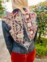 Clothing: Upcycled Vintage  "Have Wings to Fly" jacket