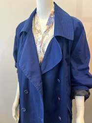 Clothing: Karen Walker indigo Oversized Boyfriend Coat