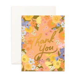 Thank You Spring Florals Card