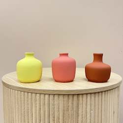 Alu vase: Sunshine, Melon, Terracotta