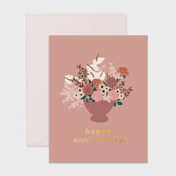 Florist: Happy Anniversary Card