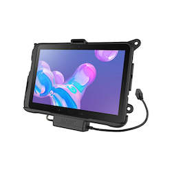 Ram Tablet Mounts: RAMÂ® EZ-Roll'râ¢ Power & Data Cradle for Samsung Galaxy Tab Active Pro (RAM-HOL-SAM52PDU)