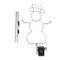 Christmas Snowman Solar Stake Lights