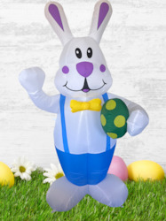 Inflatable Easter Bunny with Egg