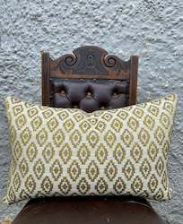 Gold Geometric Cushion
